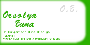 orsolya buna business card